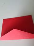 Rdeče kuverte C6 114x162mm ZNIŽANO 0,05€ za kos