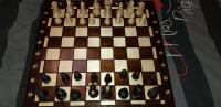Šah starejše izvedbe 54 x 54 cm
