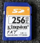 Kingston SD spominska kartica 256 MB