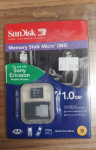 Spominska kartica Memory Stick Micro M2 1gb