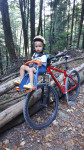 Otroški kolesarski sedež do 3 leta