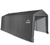 Garažni/skladiščni šotor 18,3 m² - 6,1 x 3,0 x 2,4 m - SIVA