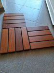 Garden ploščice za teraso 30x30x3cm lesene