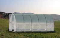 Rastlinjak Greenhouse 5x3x2,3m s kovinskimi vrati