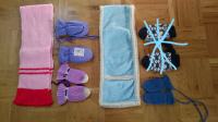 Otroške rokavice in otroški šal (več različnih)