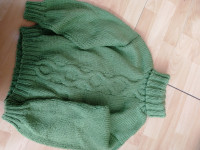 Ročno narejen volnen pulover, 9let +