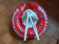 Freds swim academy Fredov plavalni obroč - rdeč, od 6 do 18 kg
