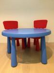 IKEA otroška miza in dva stola
