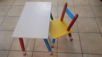 Otroška mizica in stolček