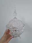 Steklena, verjetno led kristal posoda za shranjevanje