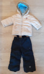Smučarski otroški komplet - kombinezon - bunda 80 - zimske hlače 86-92