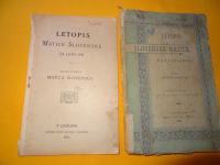 LETOPIS SLOVENSKE MATICE 1895, 1911