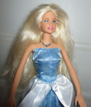 Original cela gumijasta Mattel Barbie punčka Pepelka, redkost