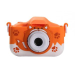 12Mpx otroški fotoaparat LCD SD oranžna lisica + etui in trak