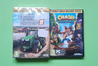 PC igre - Farming simulator, Crash Bandicoot