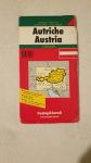 Zemljevid tiskan mapa Avstrija 1:500 000