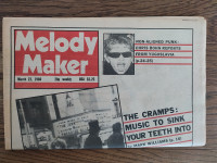 MELODY MAKER 1980 Non-aligned Punk reportaža iz YU Jugoslavija pank
