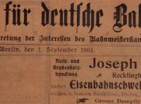 Časopis Bahnmeister Zeitung kompleti od 1899 do 1916 cc 220 -230 izvod