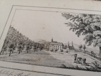 Litografija grafika grad Rothwein pri Mariboru, 1825-35