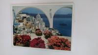 Uokvirjena slika - Puzzle Sestavljanka Santorini