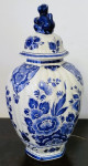 vaza s pokrovom - Delfts blue