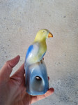 Figura papagaj,  porcelan