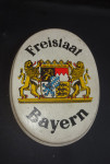 Lesen stenski dekor Bayern, oval, višina 17 cm