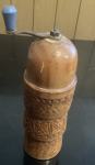 Starinski lesen ročni mlinček za poper, začimbe, peške, drobno zrnje