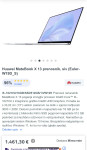 Huawei MateBook X 13 i5/16GB/SSD 512GB/13/Windows 10 Home