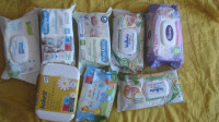 Vlažilni robčki za dojencke, 8 paketov