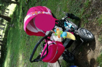 Otroški voziček Lux for Kids 3v1 Z VSEMI DODATKI