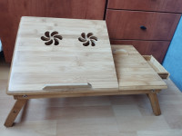 Lesena mizica za prenosnik
