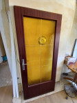 Vrata lesena s steklom  brez podboja