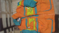 Fantovska smučarska bunda -oranžna, pisana CACAO, VEL. 8-10LET