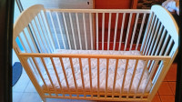 Posteljica za dojenčka 120 cm x 60 cm + podarimo oblačila za dojenčico