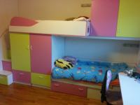 Komplet otroška soba Izimobili za 2 otroka - potelji + omare + mizi