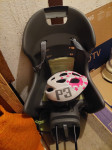 otroški sedež za kolo+čelada za otroka