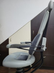 SpinaliS Pilot pisarniški stol - prestižno usnje in alkantara