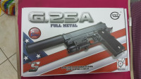 AIRSOFT GALAXY G 25 A Full METAL / prigušivač i laser Pištola