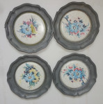 Okrasni krožnički ali podstavki za kozarce, cink in keramična ploščica