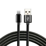 USB silikonski kabel Lightning / iPhone 2m hitro polnjenje do 2.4A