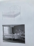 posteljni okvir, kovinski, 160 x 200 cm