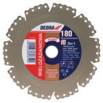 Večnamenski rezalni disk, 125mm, za kotni brusilnik, H1083, DEDRA