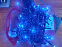 4 x veriga notranjih/zunanjih LED lučk modre barve