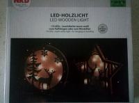 Nova LED lesena svetilka 25x24x3cm