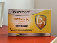 NOVE Enemon tablete z vitaminom D3 (3.500 IE, 60 tablet)