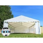 Prireditveni šotor 8x8 m,PVC 750,s talnim ogrodjem,bel,ZELO STABILEN!