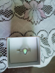 Srebrni prstan 925 z opalom