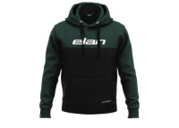 Moški pulover ELAN (velikost M) - črno/zelena barva