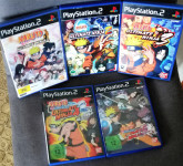 5x PS2: Naruto Ultimate Ninja 1-5 (zbirka 5 iger za Playstation 2)